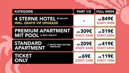 EARLY BIRD PHASE - BIS ZU 50% SPAREN EARLY BIRD PHASE - BIS ZU 50% SPAREN